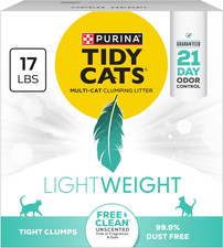 Purina Lightweight Free and Clean Unscented, Multi-Cat, Clumping, 99.9 Percent
