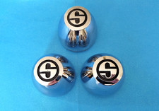 Superior Wheel Chrome And Black Center Caps X3 3203