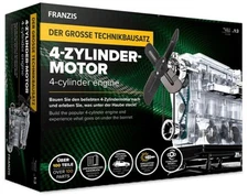 FRANZIS - Working 4 Cylinder 1/4 Engine Mount Kit with Sound Module
