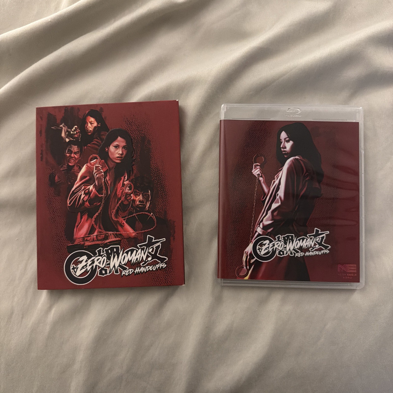 Zero Woman: Red Handcuffs (Blu ray) OOP Slipcover (Neon Eagle Video) Booklet Jap