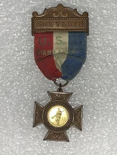Antique Spanish American War USV Camp Thomas Chickamauga Souvenir Medal