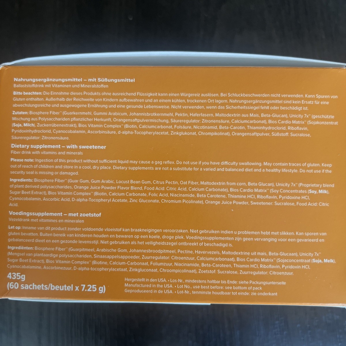 Unicity BALANCE 60 Sachets ORANGE Exp 10/2026 - New/Sealed! | eBay