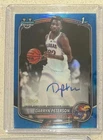 2025 Bowman Chrome U TRUE BLUE REFRACTOR /150 Darryn Peterson 1st Auto MINT JAZZ