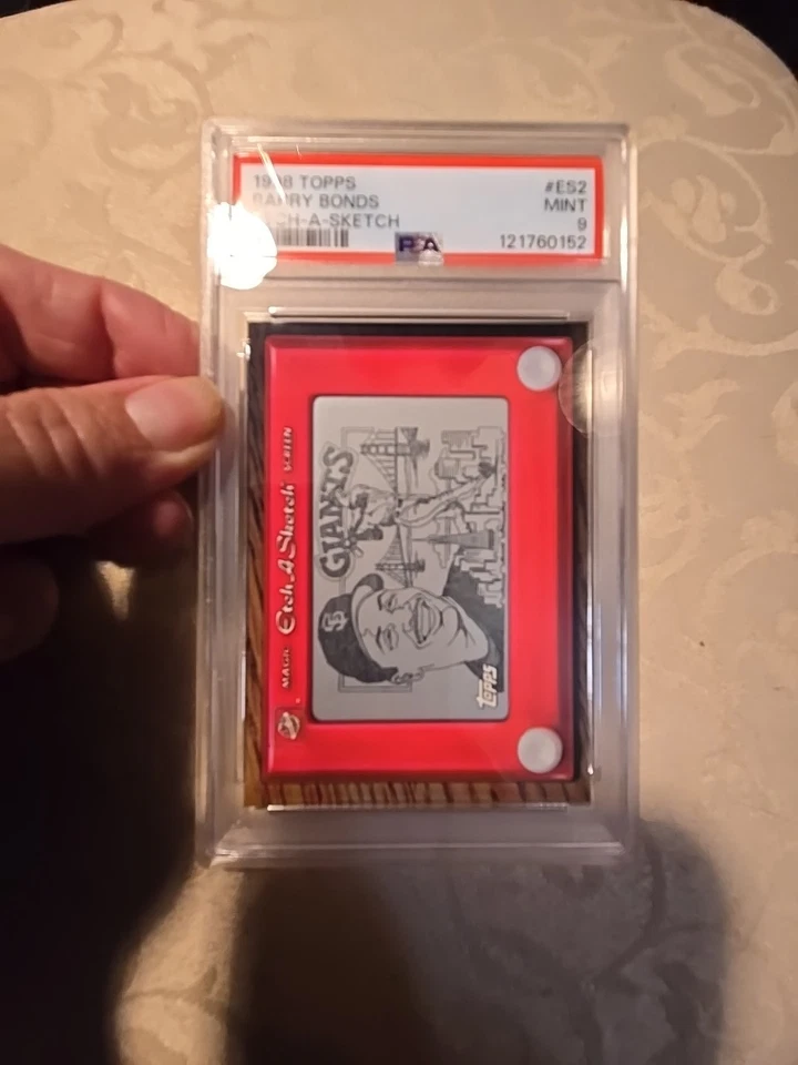 Topps Barry Bonds 1998 grabado-A-boceto #ES2 baja población Foto 3 de 4