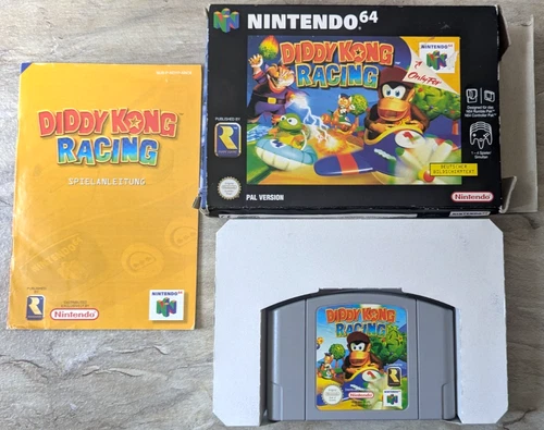 Diddy Kong Racing - Nintendo 64 OVP spiel CIB / Boxed - PAL - top