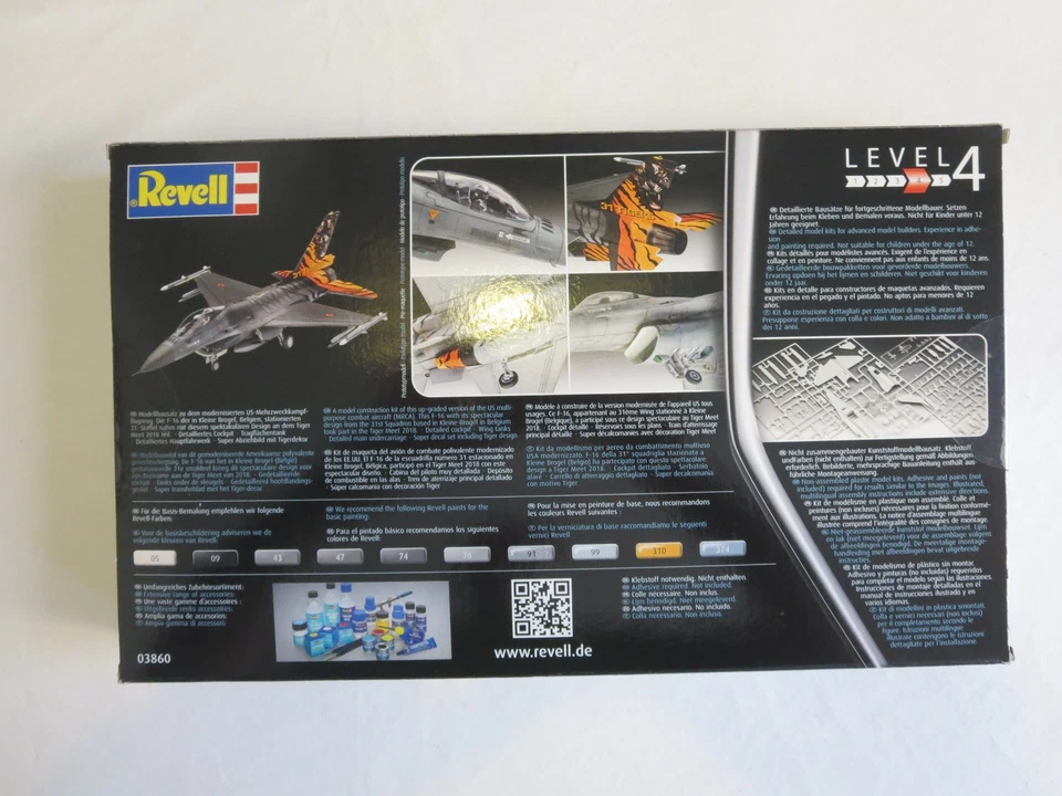 F-16 MLU Tiger Meet 2018 - Scala 1/72 - Revell 03860 - Immagine 2 di 3