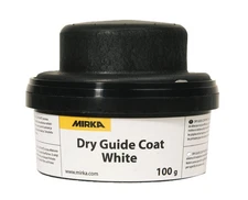 Dry Guide Coat White with Applicator 100g to use for dark colour surfaces