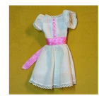 Vintage 1984 My First Barbie Dress Original White & Pink Lace Party Dress #1875