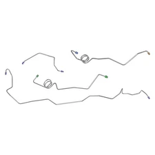 Brake Line Kit Front Tubes Power Disc 1978-88 Monte Cutlass Grand Prix OE 4pc