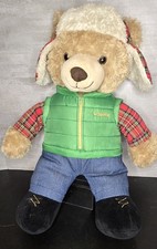 2019 Plush Teddy Bear Belkie Holiday Christmas Belk Trapper Hat Puffer Vest