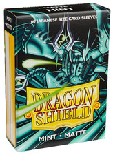 Dragon Shield 60ct Japanese Size Matte Sleeves – Perfect Fit For YuGiOh & Small Cards
