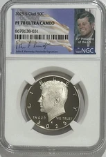 2025 S NGC PF70 Ultra Cameo Clad Proof Kennedy Half Dollar