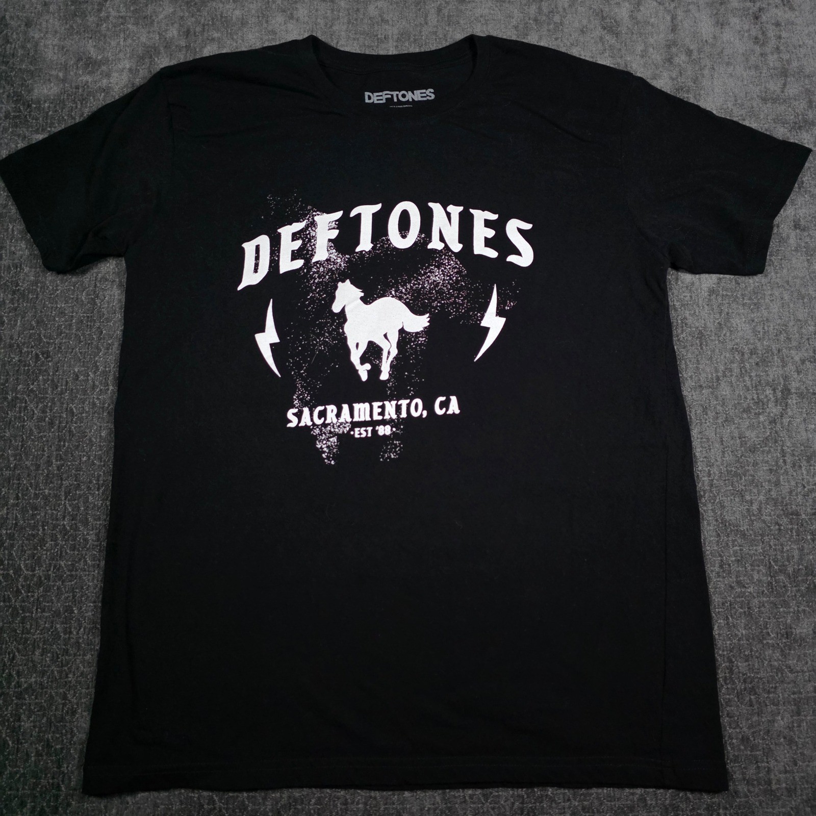 White Pony Sacramento CA T-Shirt (Black)