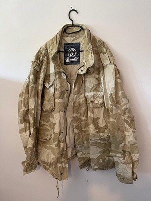 Brandit M65GIANT Herren Jacke Sommer Winter 4 XL mit Herausnehmbaren Innenfutter