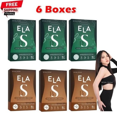 6 X ELA DS + ELA BS Dietary Supplement By Nanun 10 Capsules