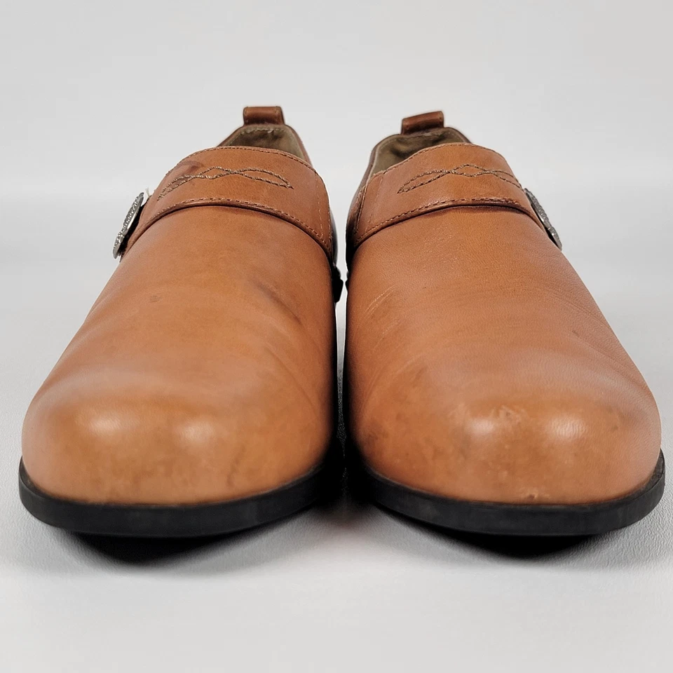 MUJER ARIAT SANTA CRUZ MARRÓN TOSTADO ZUECOS SIN CORDONES BOTINES BAJOS ZAPATOS Talla 9.5 US/40 Foto 3 de 4