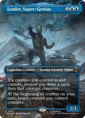 Leader, Super-Genius (Borderless) 330 Marvel Super Heroes NM