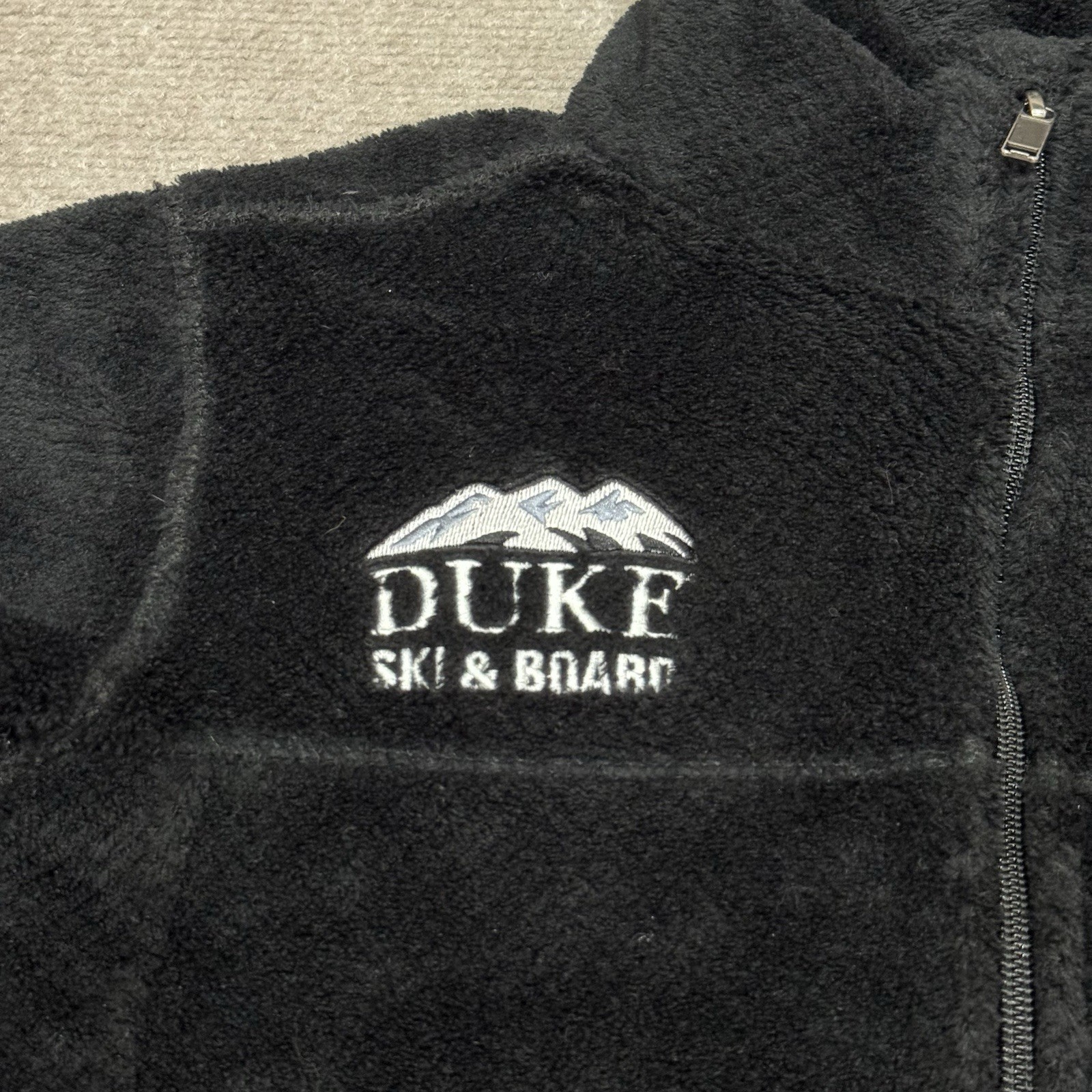 Patagonia Women's Size Medium Black Full Zip Re-Tool Jacket *DUKE SKI BOARD LOGO thumbnail 6