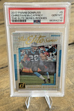 2017 Panini Donruss - The Elite Series Rookies Christian McCaffrey #5 (RC) PSA10