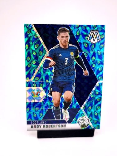 Andy Robertson SSP PEACOCK PRIZM 2021 Panini Mosaic UEFA Euro 20' Scotland