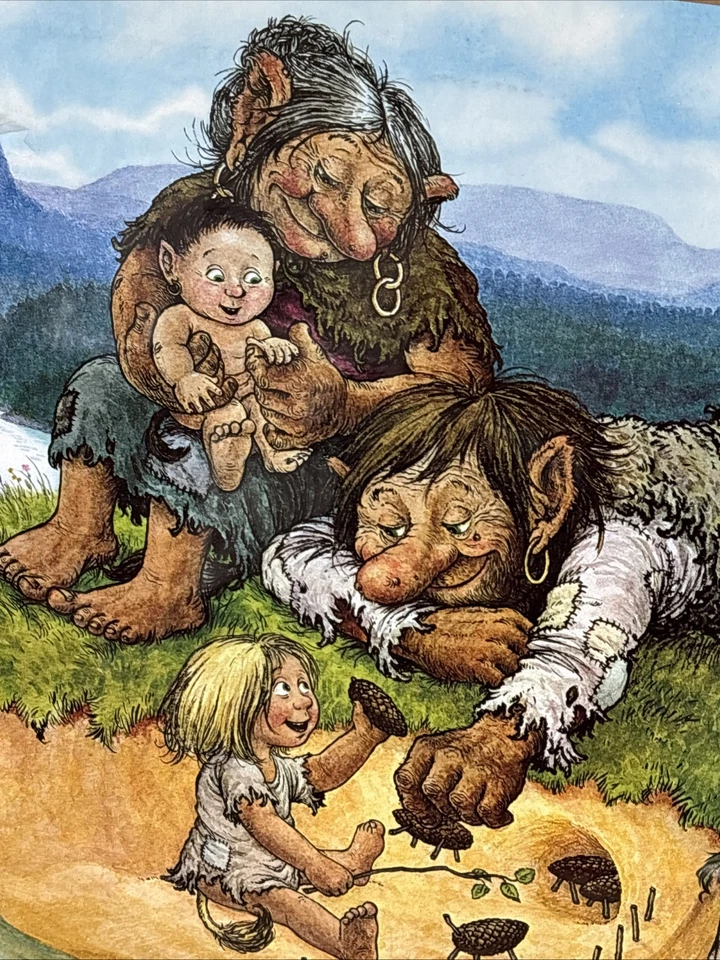 Vintage Troll Poster 1971 Sweden Rolf Lidberg Happiness Sealed New - Image 3 of 4