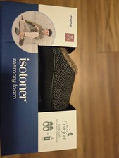Isotoner Men's Memory Foam Eco Comfort Herringbone Slippers Ash XL 11-12