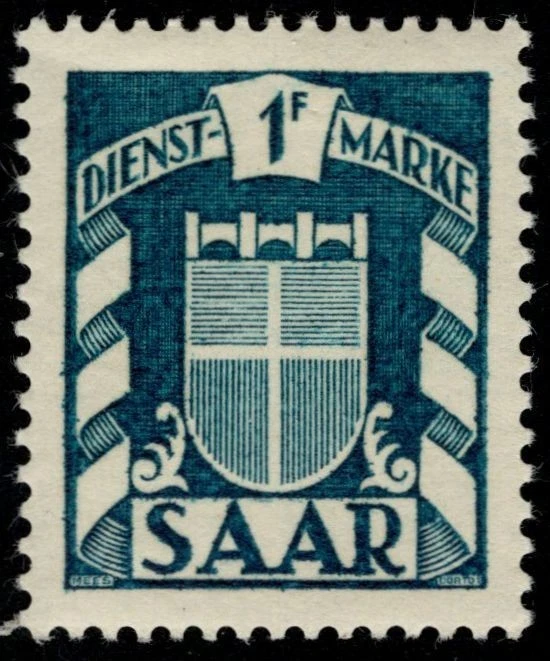 SAAR O29 - Coat of Arms "1949 Official Postage" (pc69006) - Image 1 of 1