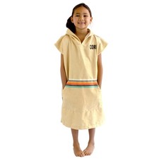 COR Surf Kids Unisex Changing Swim Poncho Towel Robe  Retro-Sand Retro-sand