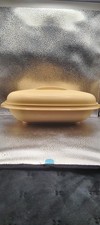 VINTAGE HARVEST GOLD TUPPERWARE #1273-5 VEGETABLE STEAMER 1970S MICROWAVE SERVER