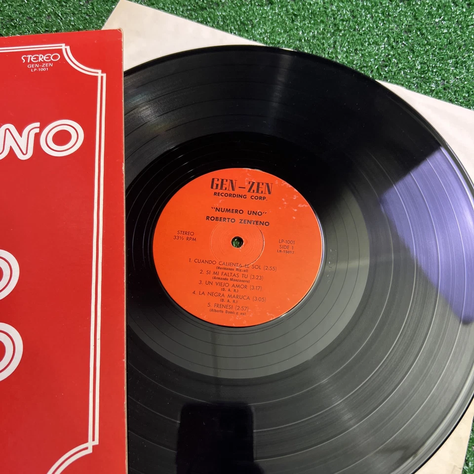 Roberto Zenteno Numero Uno 33 Vinyl LP Gen-Zen LP- 1001 Rare - Image 3 of 4