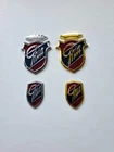 GHIA FORD BADGE DECAL ALUMINIUM REPLICA CAR 3M STICKER ENAMEL SIERRA ESCORT