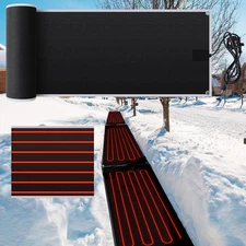 Heated Snow Melting Mats Heated Sidewalk Mats for Ice and Snow Outdoor Non Slip