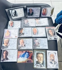 Buffy Inkworks 17 Card Lot Autographed Fillion Sutherland Grey Noxon Fury Benz +