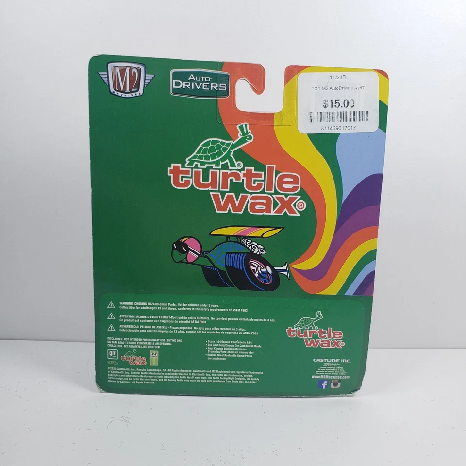 M2 Machines Scale Auto Drivers 1967 Chevrolet Nova SS Turtle Wax Racer - Image 2 of 4