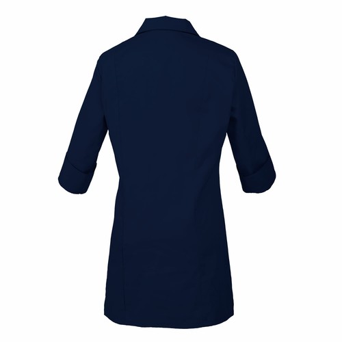 Embroidered Women's 3/4 Sleeve Lab Coat Personalized with your Text - Picture 12 of 42