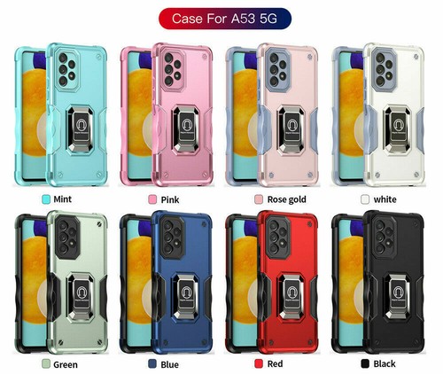 Luxury Shockproof Ring Stand Hybrid Cover Case For A13 A32 A53 A12 A22 A73 A21S - Picture 2 of 20