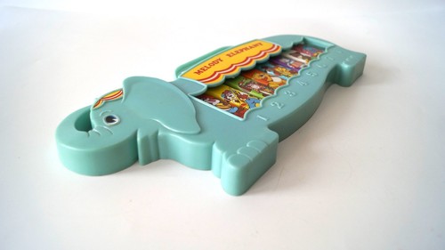 Vintage Kids Toy Melody Elephant Shake Multicoloured Game Music Collectable Gift - Picture 3 of 3