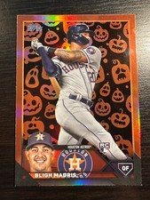 BLIGH MADRIS 2023 TOPPS UPDATE JACK O'LANTERN HALLOWEEN FOIL PARALLEL RC SP SSP