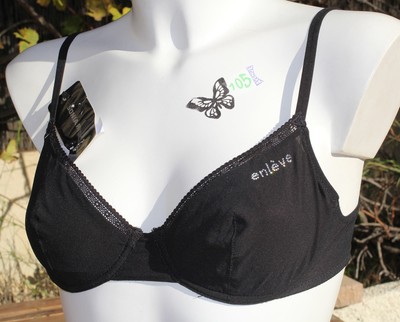 Soutien-gorge Push-up Eclizia By Lilly - Noir Doré - Taille 85C - Neuf Avec étiquettes