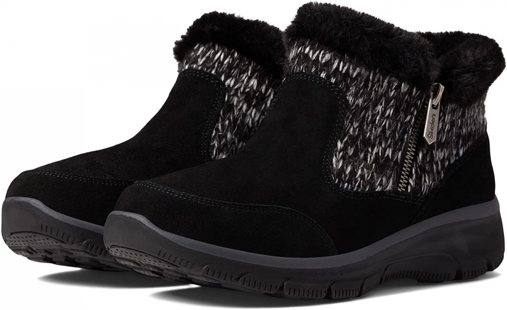 Skechers Women's Easy Going-warmhearted Ankle Boot