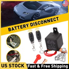 Car Battery Switch Disconnect Power Kill Master Isolator Cut Off Remote Control