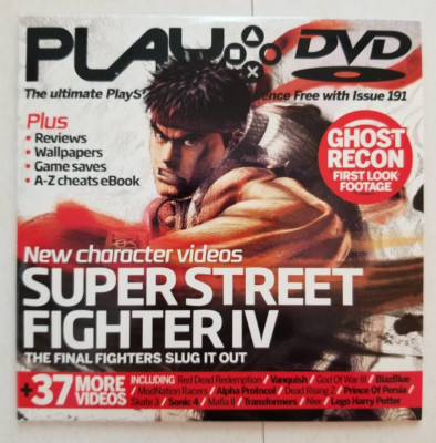 Play magazine #191 DVD insert (PS3, UK, PAL) - Street Fighter IV, Nier, GOW3 RDR