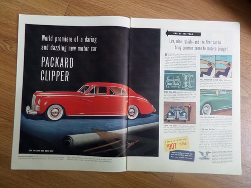 1941 Packard Clipper Sedan Ad A Star Is Born EBay