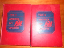 Donald Sheehan, ed. THIS IS AMERICA, MY COUNTRY 2 Vol Set 1952   - HC GC