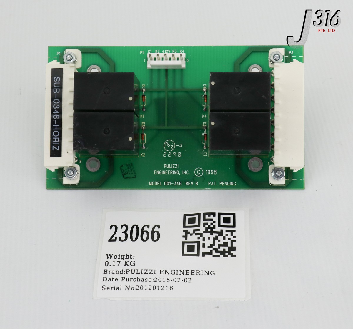 テーブル 23066 PULIZZI ENGINEERING PCB ASSY 001-346 | eBay