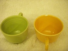 VINTAGE FIESTAWARE TEA CUPS SET of 2