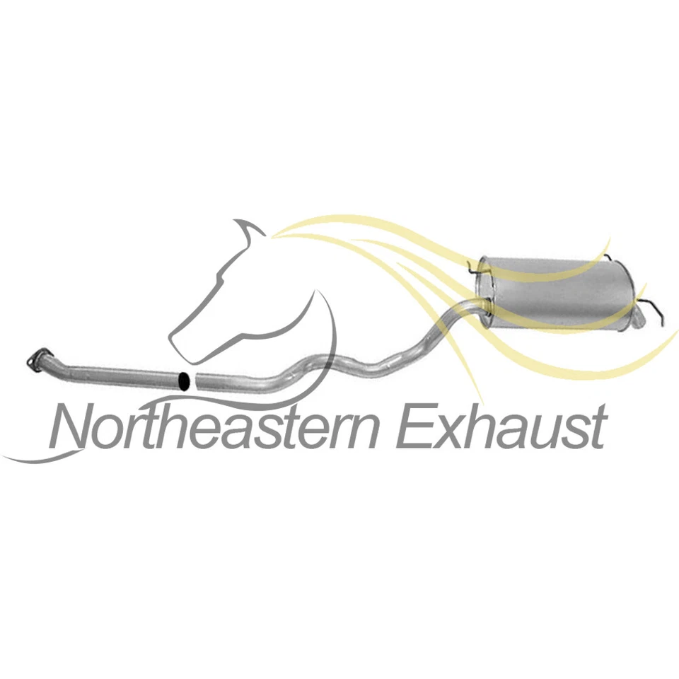 Conjunto de silenciador de escape de ajuste directo se adapta a: Hyundai Santa Fe 2001-2006 2,7 L Foto 3 de 4