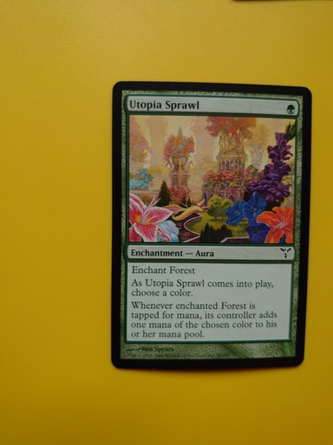 MTG Card. Utopia Sprawl Dissension Enchantment aura as pics - Picture 3 of 5