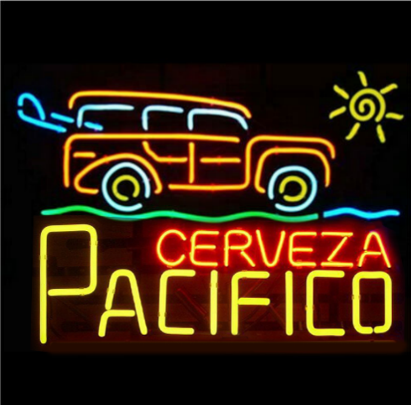 Neon Signs Cerveza Pacifico Beer Bar Pub Party Shop Store Room Wall ...