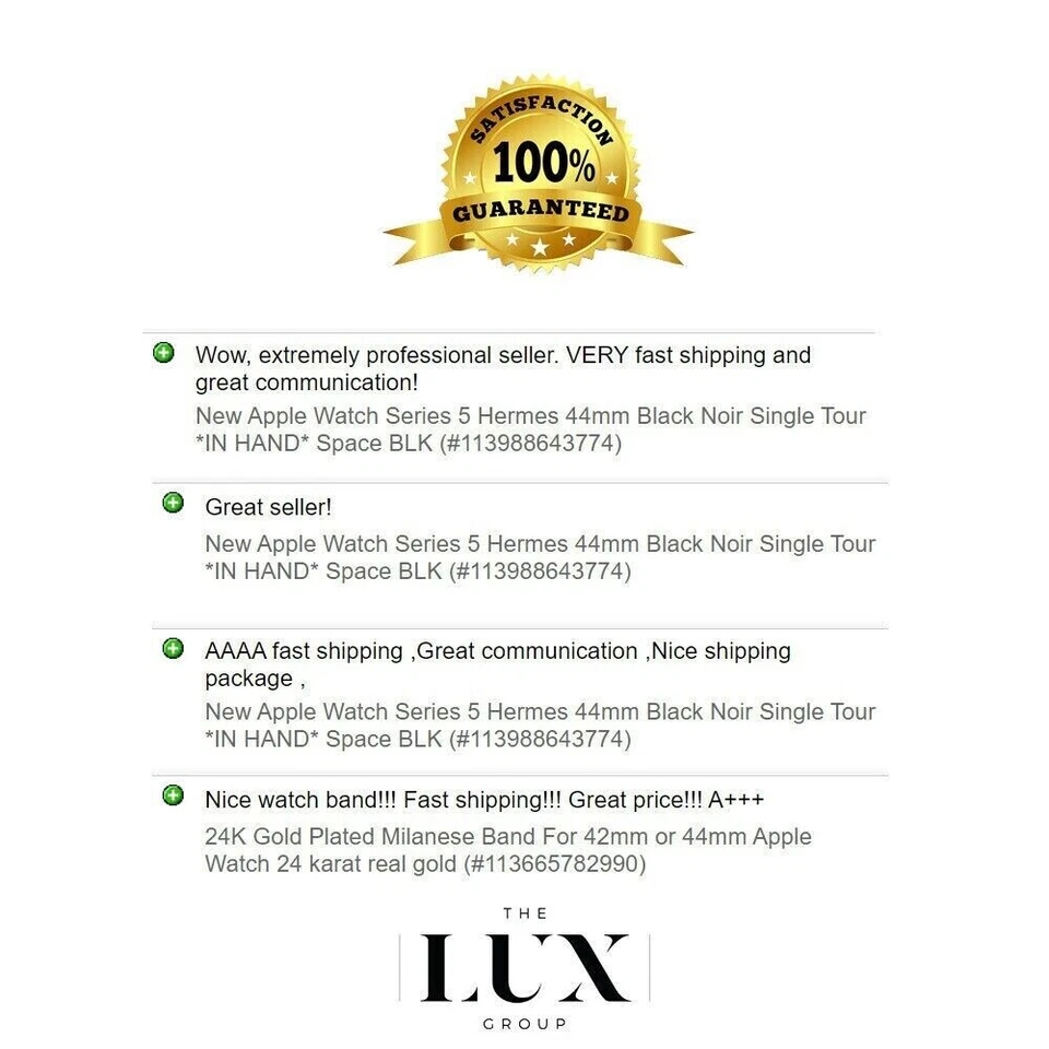 45mm Custom 24k Gold Band with Diamonds for Apple Watch Series 9 8 7 6 5 4 - Image 4 of 4